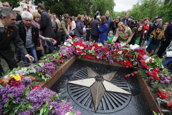 Immortal Regiment march in cities of Russia