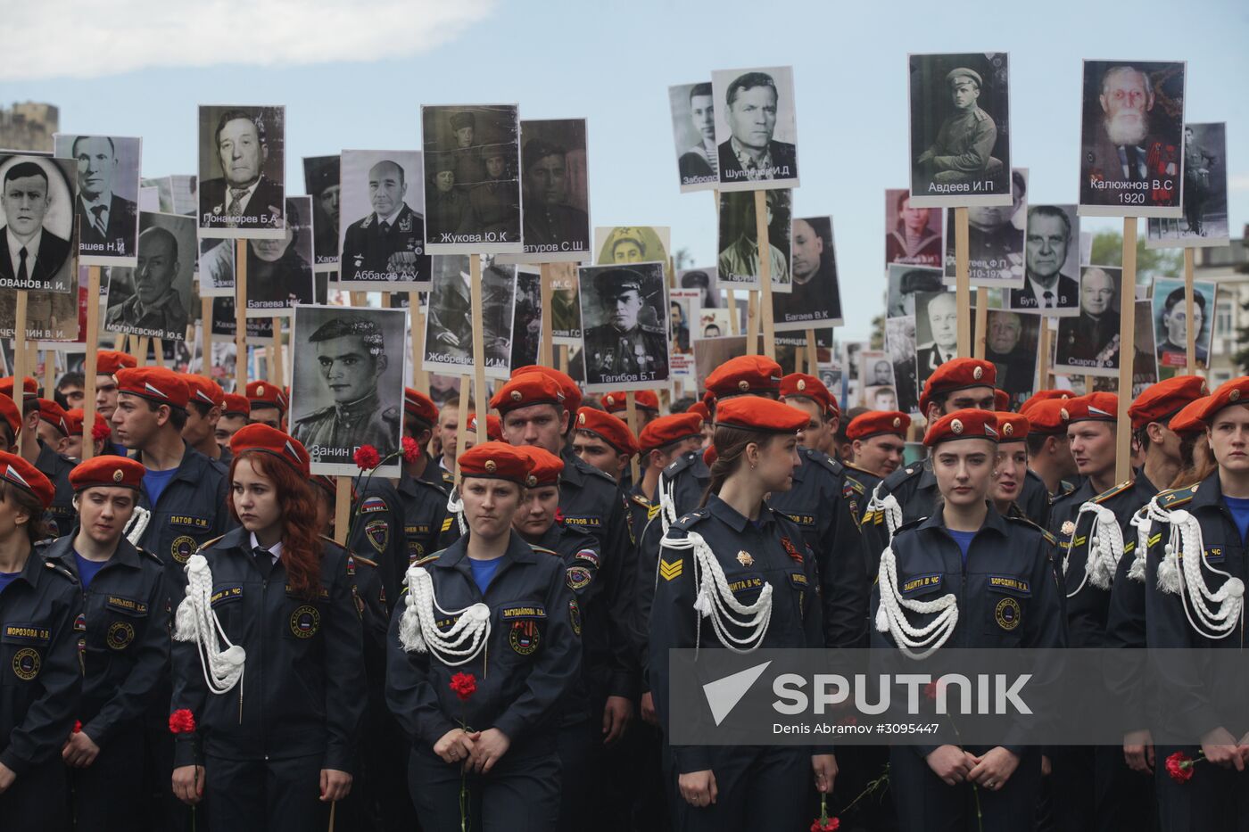Immortal Regiment march in Russian cities