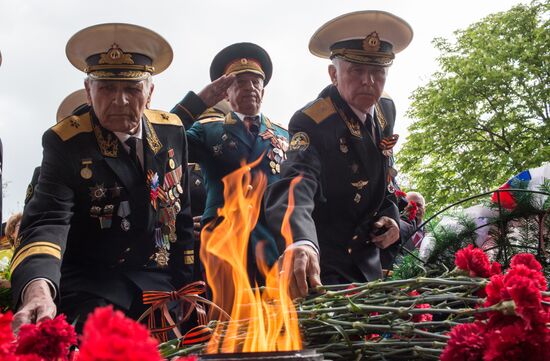 Victory Day parade in Crimea
