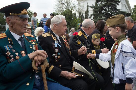Victory Day parade in Crimea