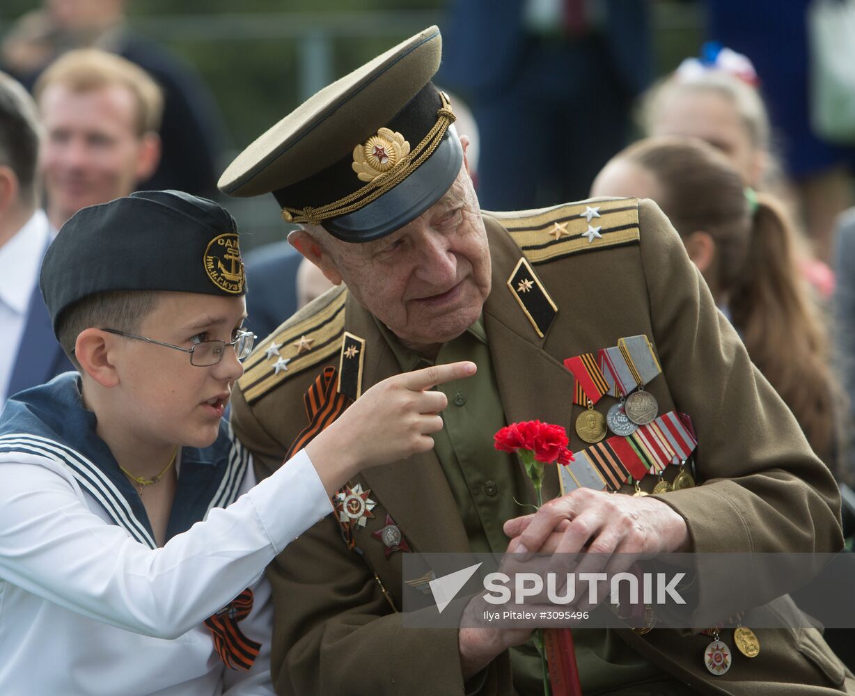Victory Day parade in Crimea
