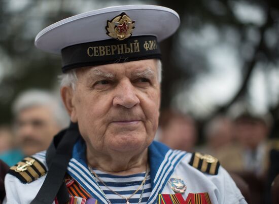 Victory Day parade in Crimea