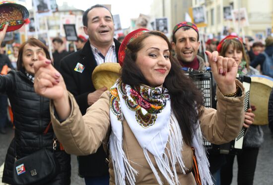 Immortal Regiment march in Russian cities