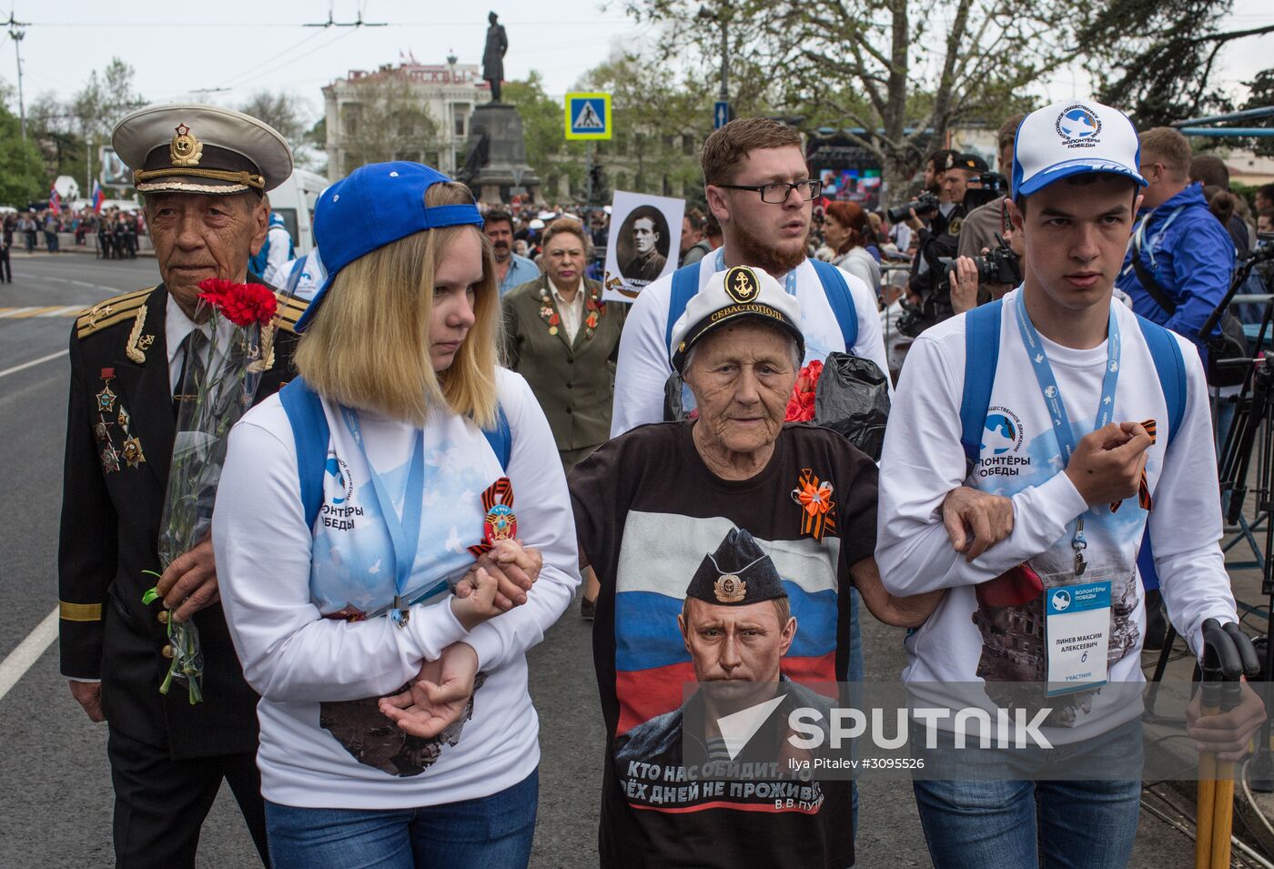 Victory Day parade in Crimea