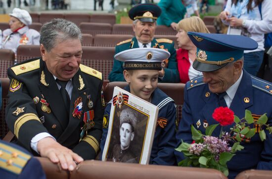 Victory Day parade in Crimea