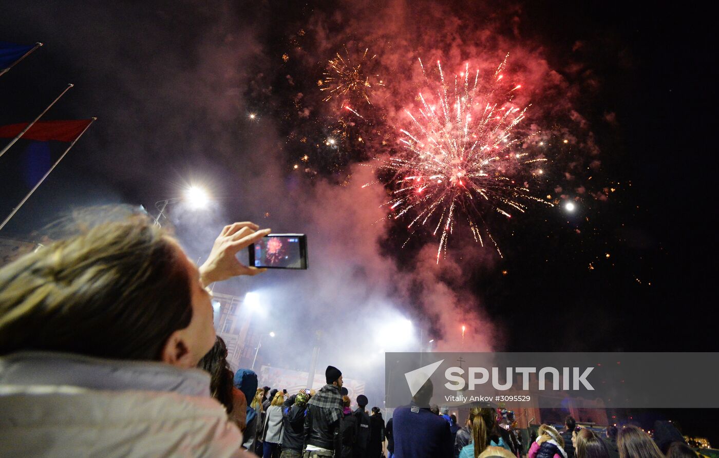 Victory Day celebrations in Russian cities