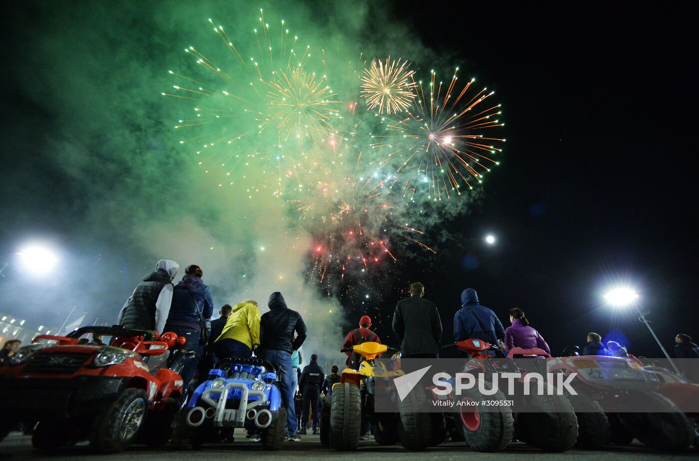 Victory Day celebrations in Russian cities