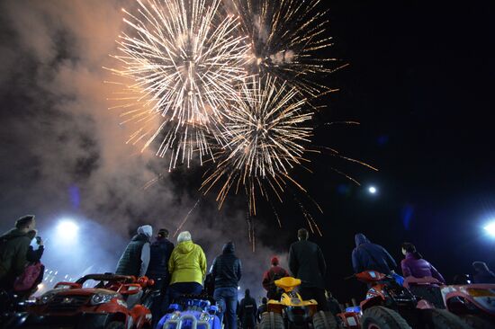 Victory Day celebrations in Russian cities