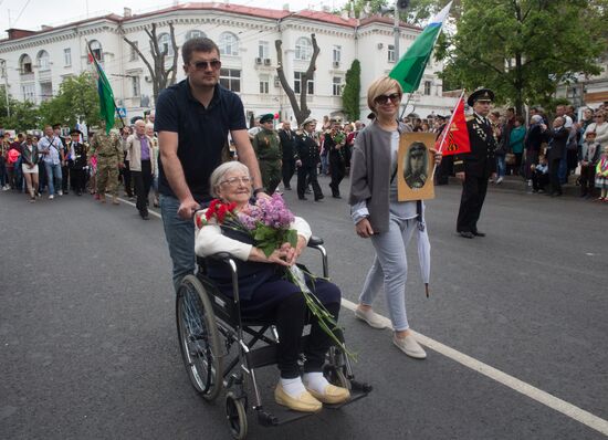 Immortal Regiment march in Russian cities