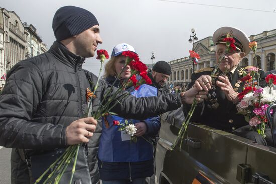 Immortal Regiment march in Russian cities