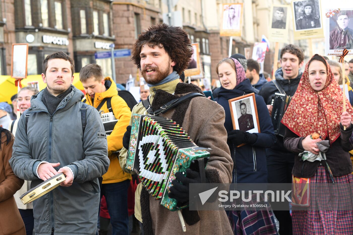 Immortal Regiment march in Russian cities