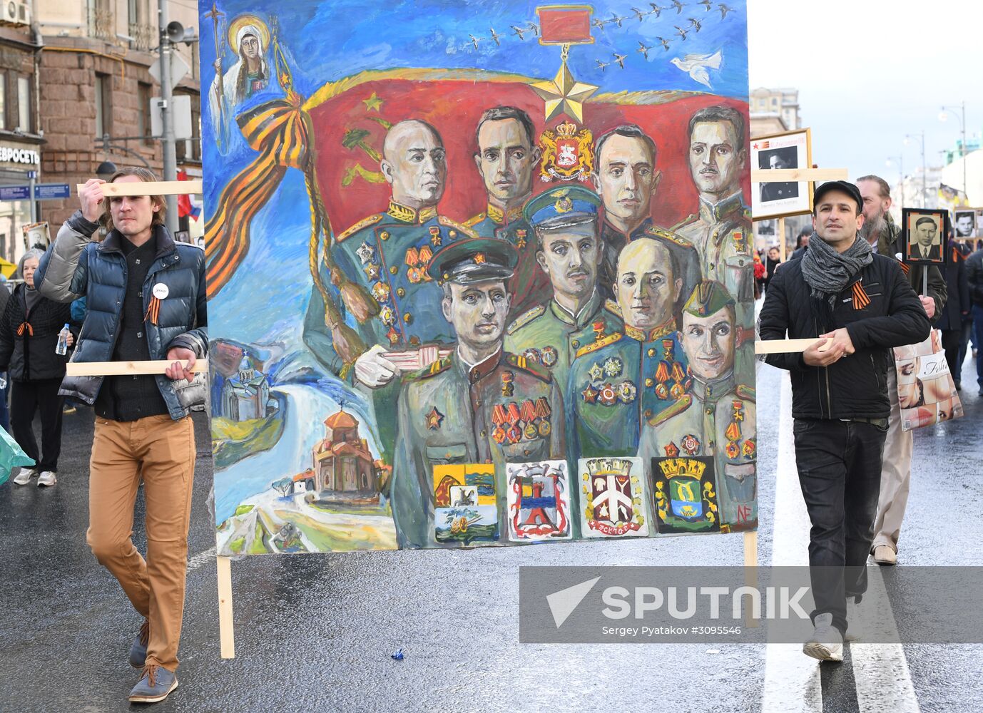 Immortal Regiment march in Russian cities