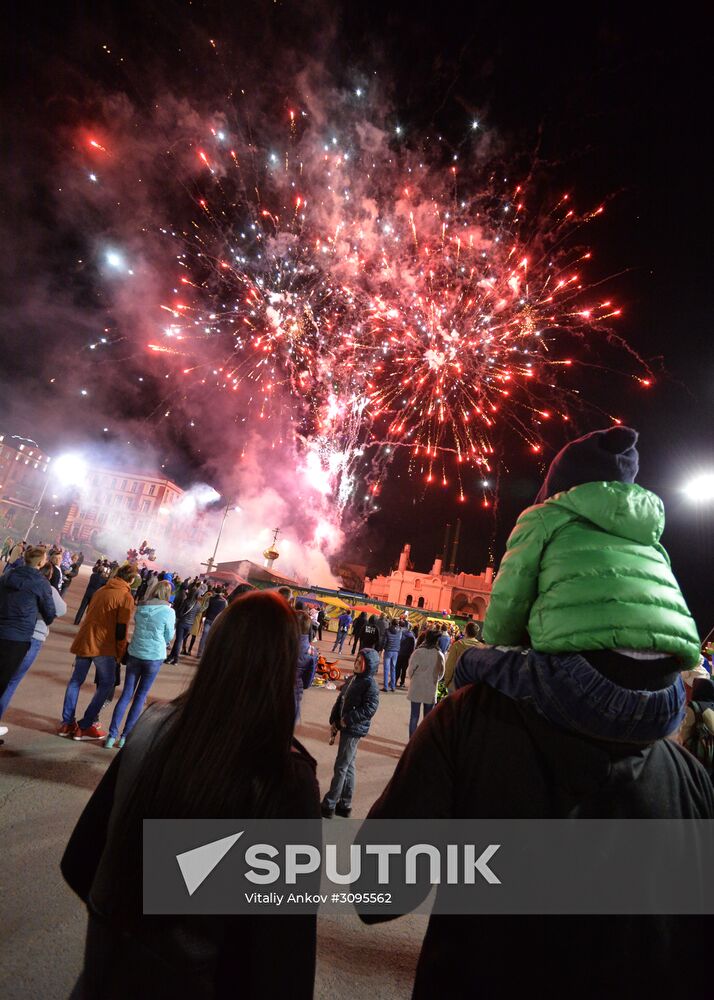 Victory Day celebrations in Russian cities