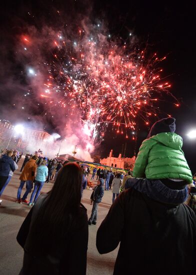 Victory Day celebrations in Russian cities