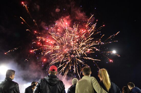 Victory Day celebrations in Russian cities