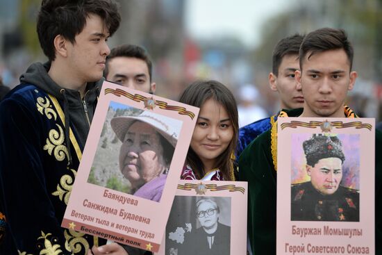 Immortal Regiment march in Russian cities