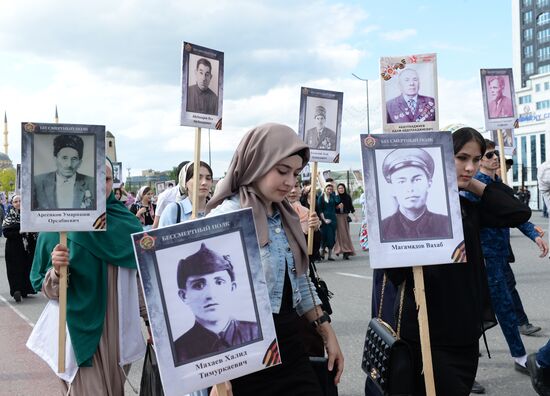 Immortal Regiment march in Russian cities