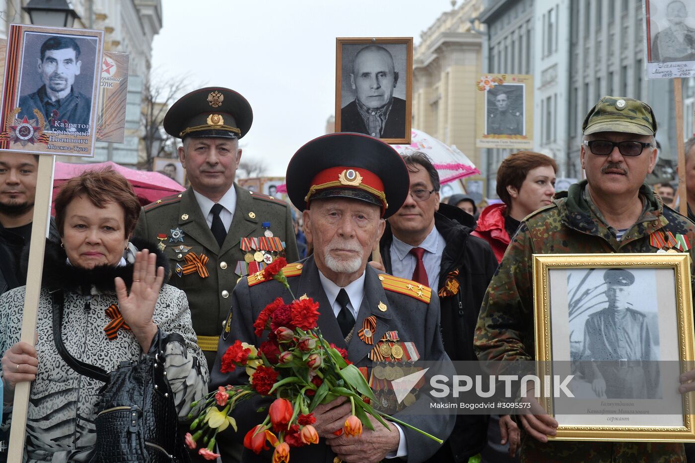 Immortal Regiment march in Russian cities