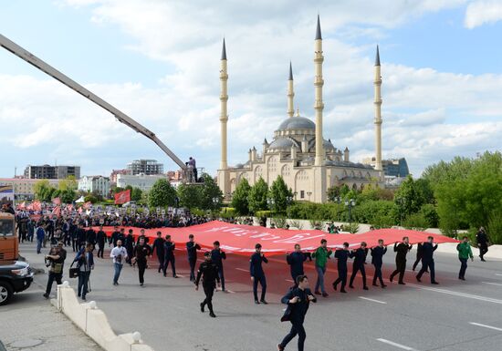 Immortal Regiment march in Russian cities