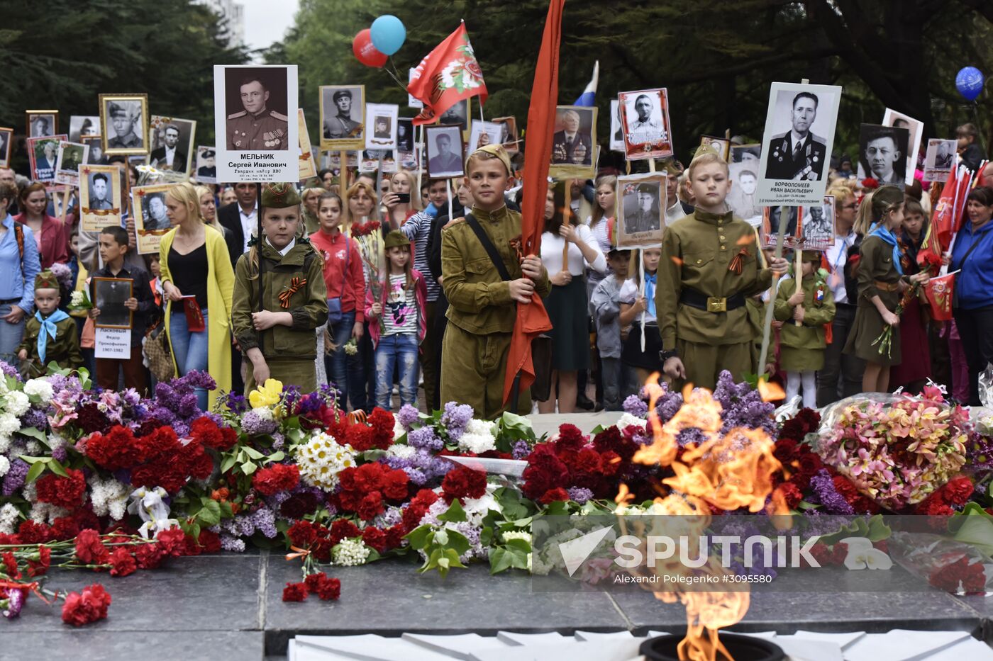Immortal Regiment march in Russian cities