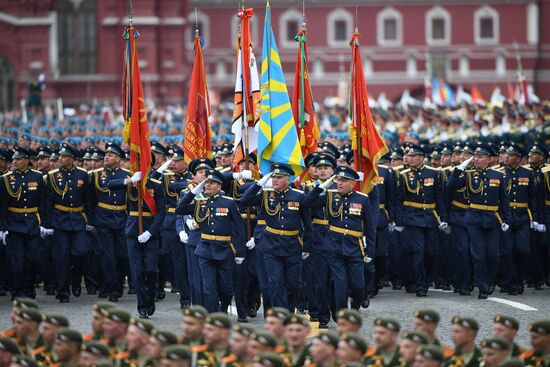Military parade marking 72nd anniversary of Victory in 1941-45 Great Patriotic War