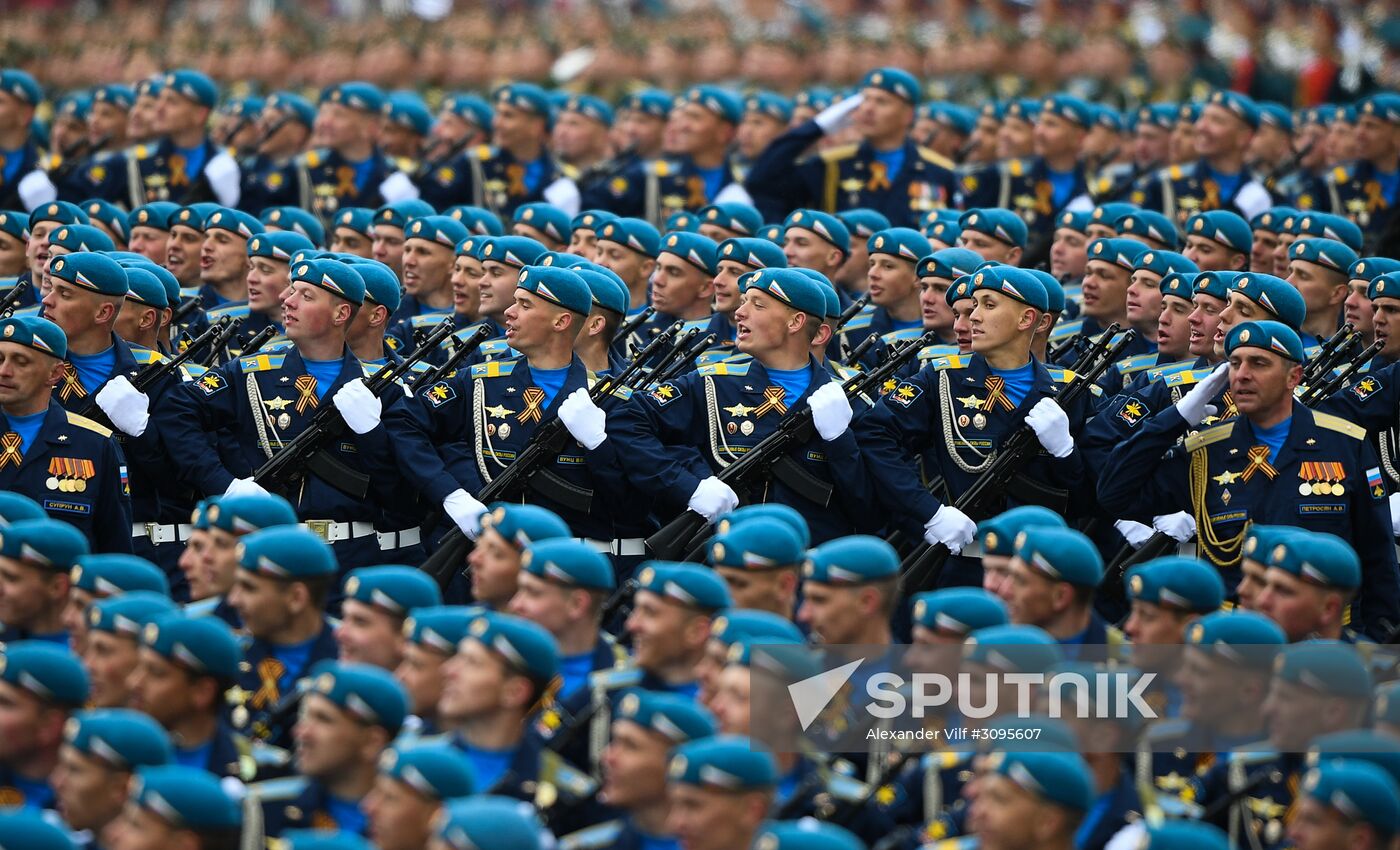 Military parade marking 72nd anniversary of Victory in 1941-45 Great Patriotic War