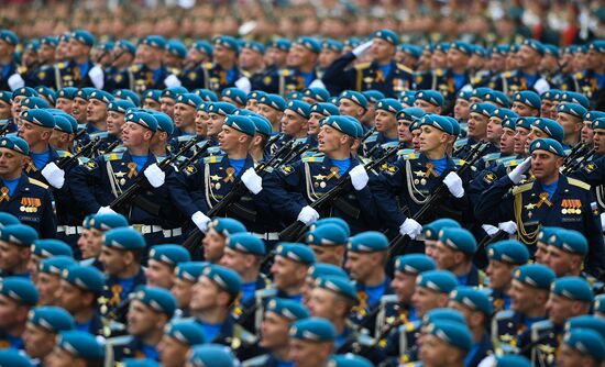 Military parade marking 72nd anniversary of Victory in 1941-45 Great Patriotic War