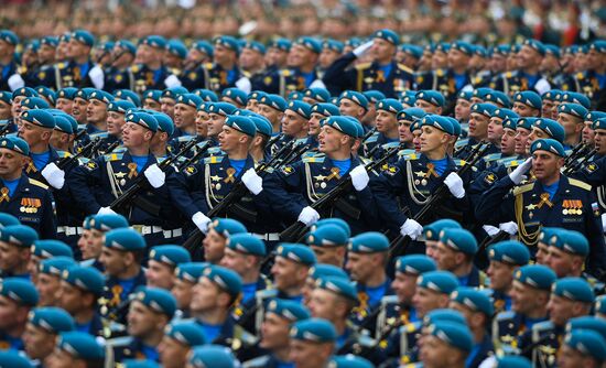 Military parade marking 72nd anniversary of Victory in 1941-45 Great Patriotic War