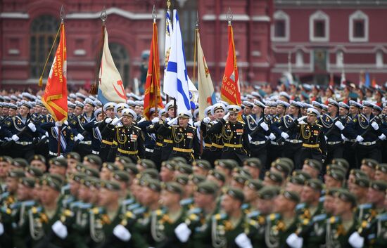 Military parade marking 72nd anniversary of Victory in 1941-45 Great Patriotic War