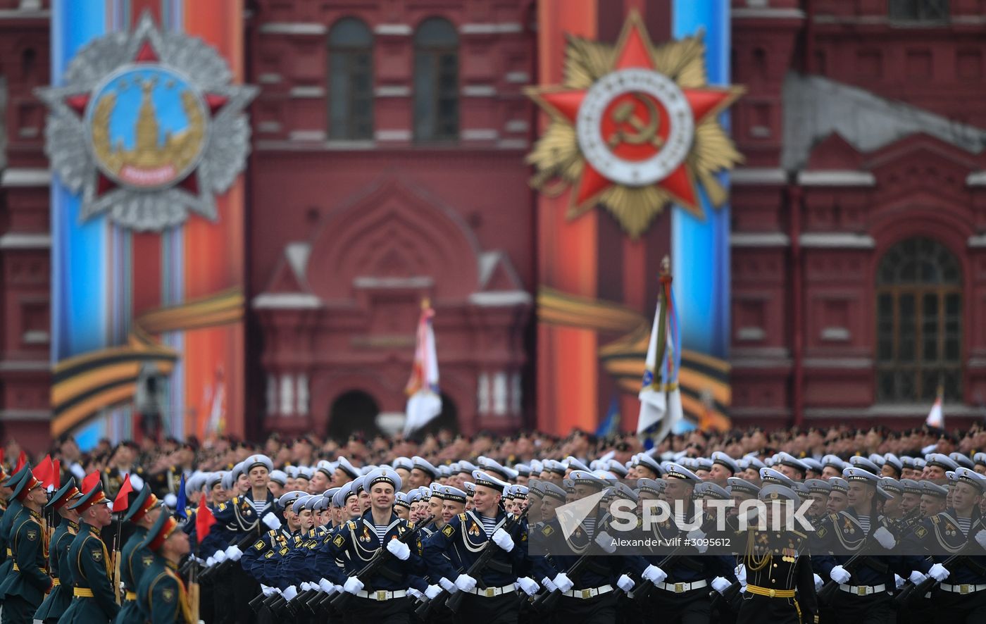 Military parade marking 72nd anniversary of Victory in 1941-45 Great Patriotic War