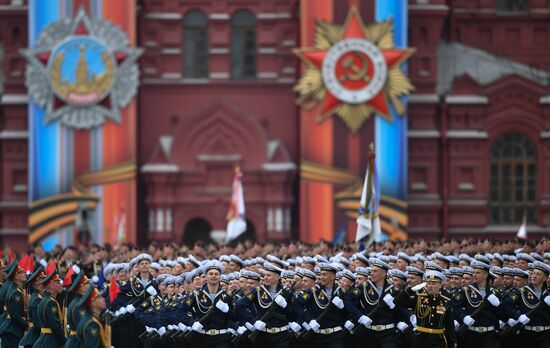 Military parade marking 72nd anniversary of Victory in 1941-45 Great Patriotic War