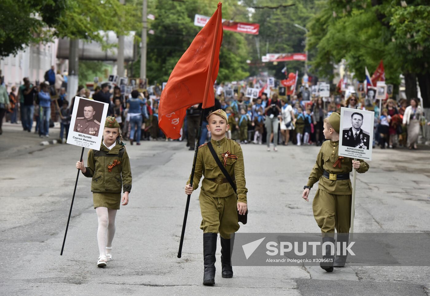 Immortal Regiment march in Russian cities