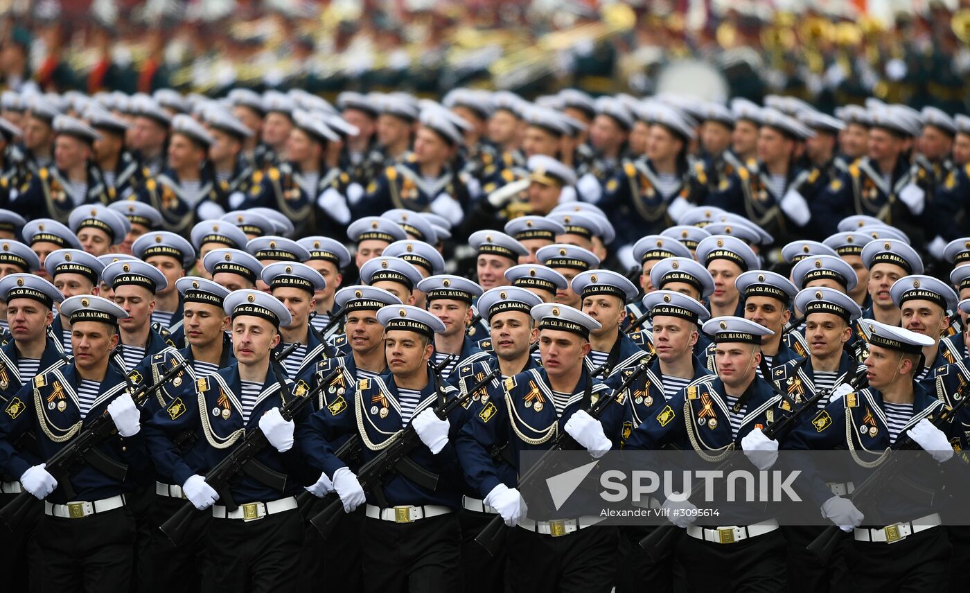 Military parade marking 72nd anniversary of Victory in 1941-45 Great Patriotic War