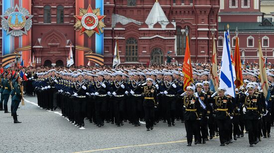Military parade marking 72nd anniversary of Victory in 1941-45 Great Patriotic War