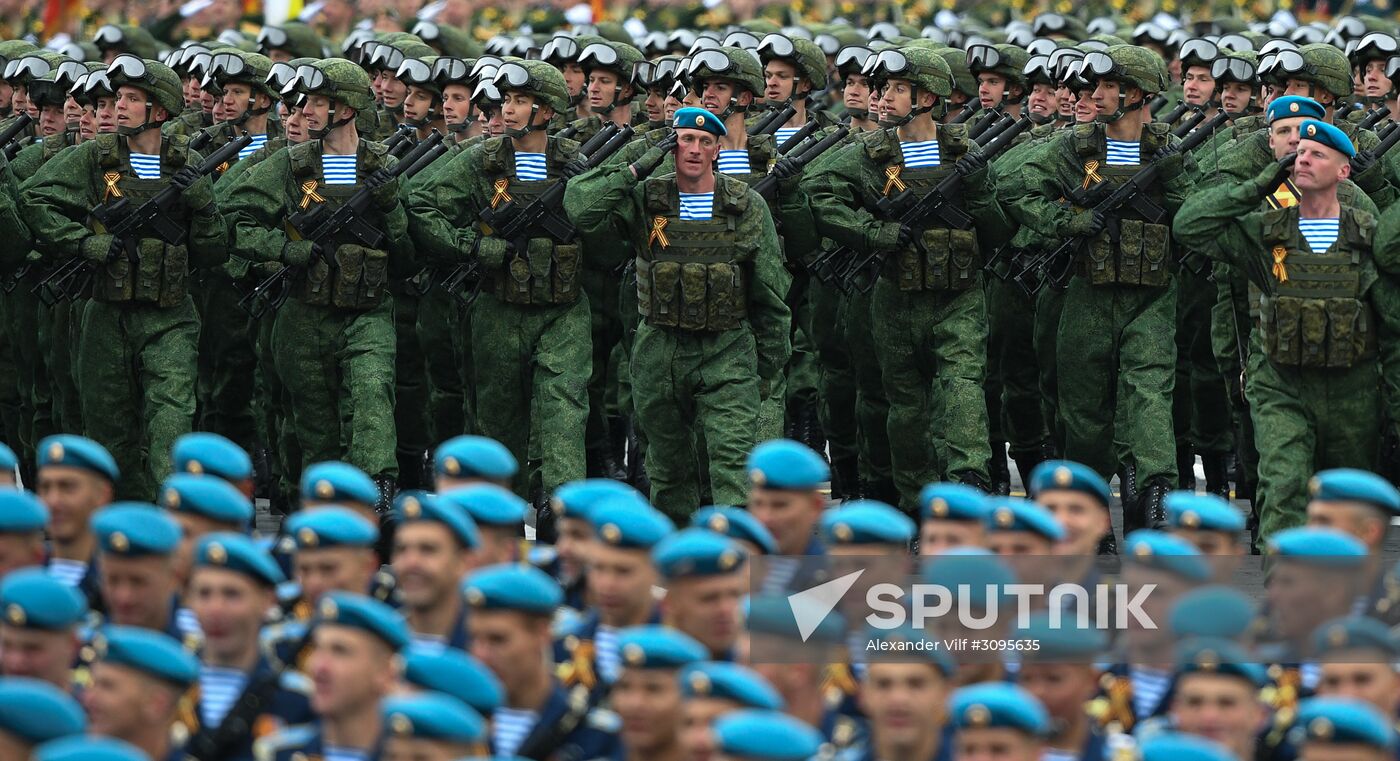 Military parade marking 72nd anniversary of Victory in 1941-45 Great Patriotic War