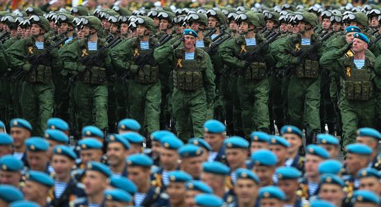 Military parade marking 72nd anniversary of Victory in 1941-45 Great Patriotic War