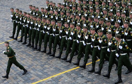 Military parade marking 72nd anniversary of Victory in 1941-45 Great Patriotic War
