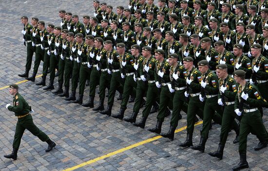 Military parade marking 72nd anniversary of Victory in 1941-45 Great Patriotic War
