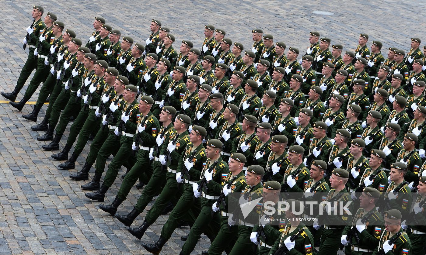 Military parade marking 72nd anniversary of Victory in 1941-45 Great Patriotic War