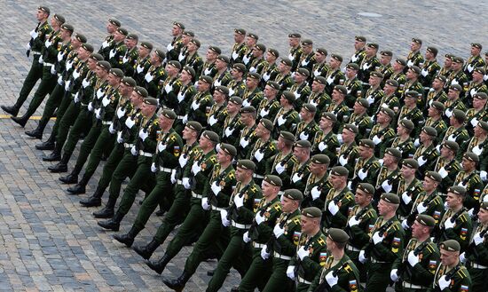 Military parade marking 72nd anniversary of Victory in 1941-45 Great Patriotic War