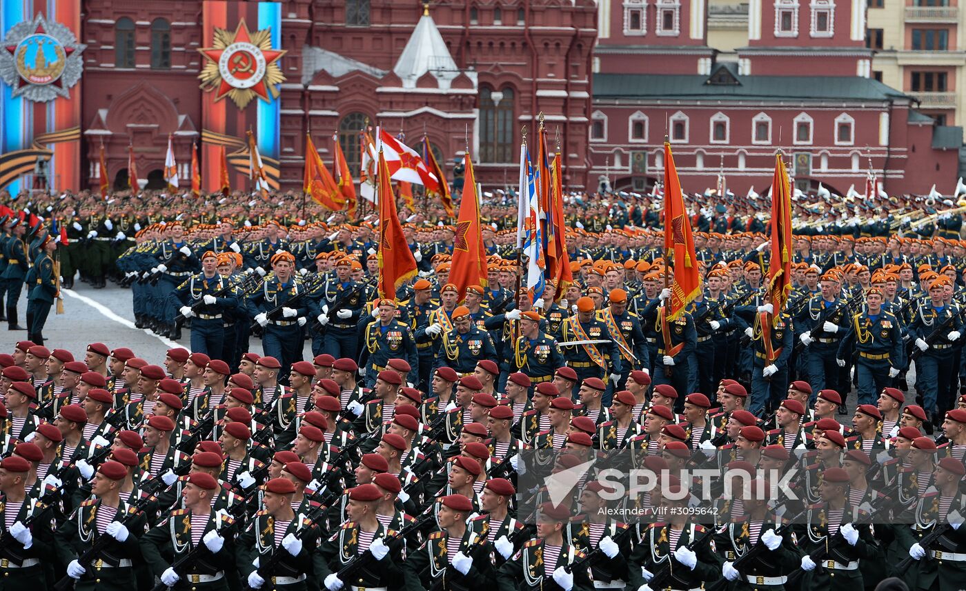 Military parade marking 72nd anniversary of Victory in 1941-45 Great Patriotic War