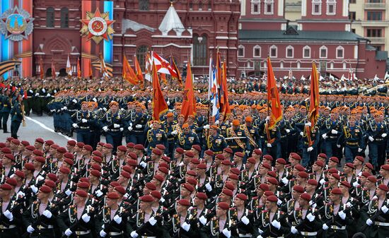 Military parade marking 72nd anniversary of Victory in 1941-45 Great Patriotic War