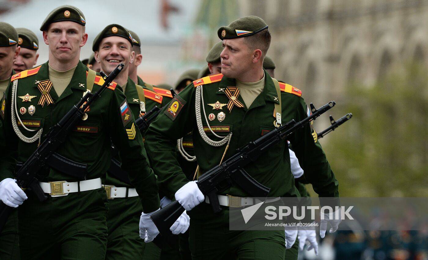 Military parade marking 72nd anniversary of Victory in 1941-45 Great Patriotic War