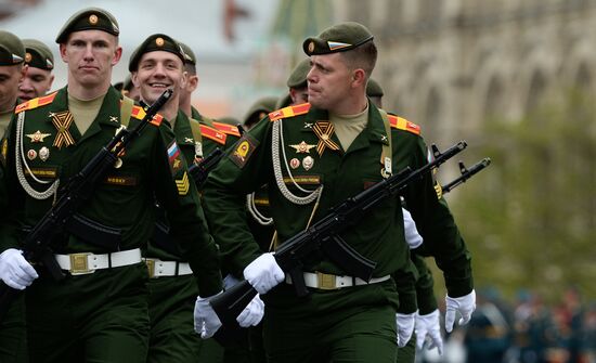 Military parade marking 72nd anniversary of Victory in 1941-45 Great Patriotic War
