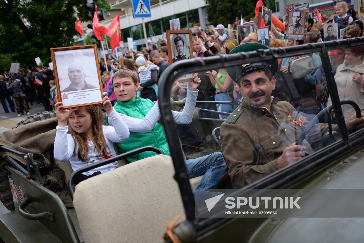 Immortal Regiment march in Russian cities