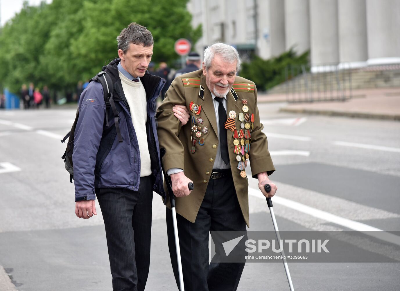 Victory Day celebration in Donetsk
