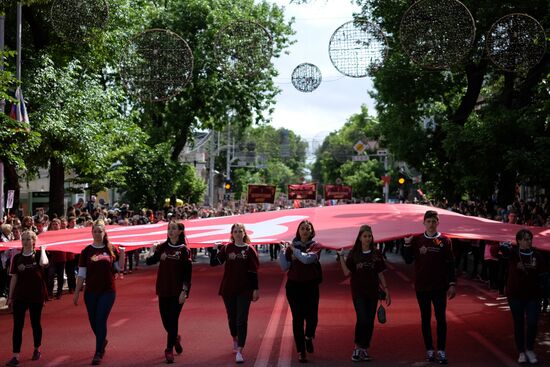 Immortal Regiment march in Russian cities