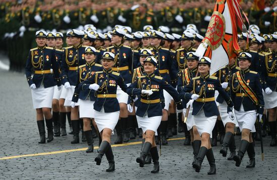 Military parade marking 72nd anniversary of Victory in 1941-45 Great Patriotic War