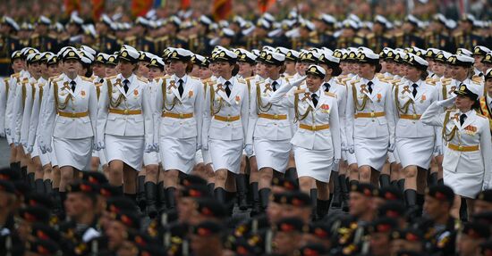 Military parade marking 72nd anniversary of Victory in 1941-45 Great Patriotic War