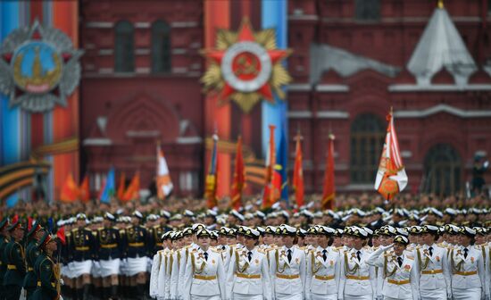 Military parade marking 72nd anniversary of Victory in 1941-45 Great Patriotic War